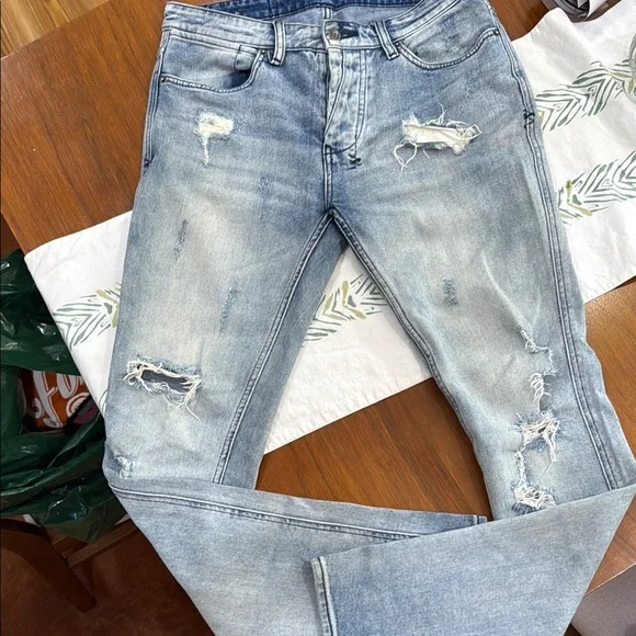 Ksubi Van Winkle Trashed Dreams Denim Jeans 32x32 - Picture 1 of 7